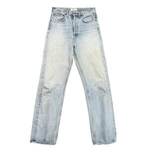 AGOLDE 90’s Jean Women’s Size 24 Light Wash High Rise Straight Leg Denim Jeans